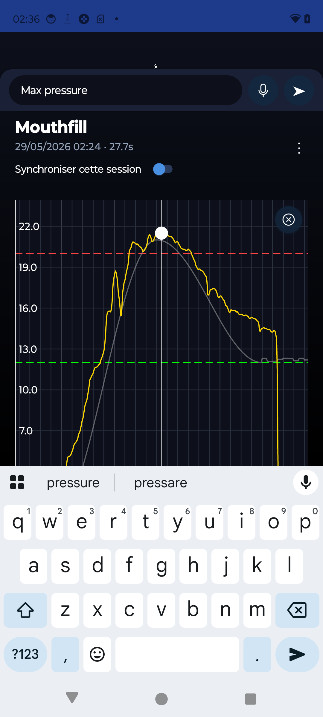 Grafico real-time EarOn Pro